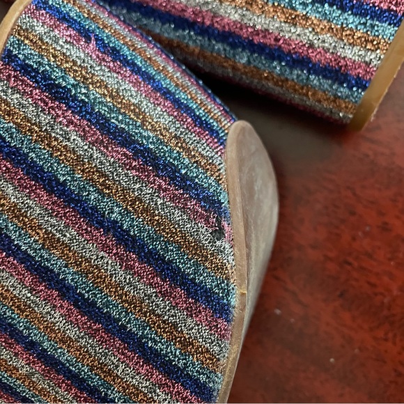 Jeffrey Campbell Disco Multicolored 1970s Platform Sandals - Picture 11 of 13